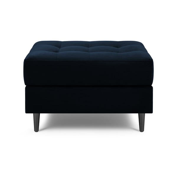 Modrá sametová podnožka Milo Casa Santo-image-3