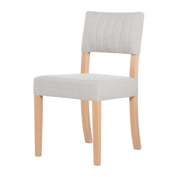Krémová židle s hnědými nohami Ted Lapidus Maison Néroli