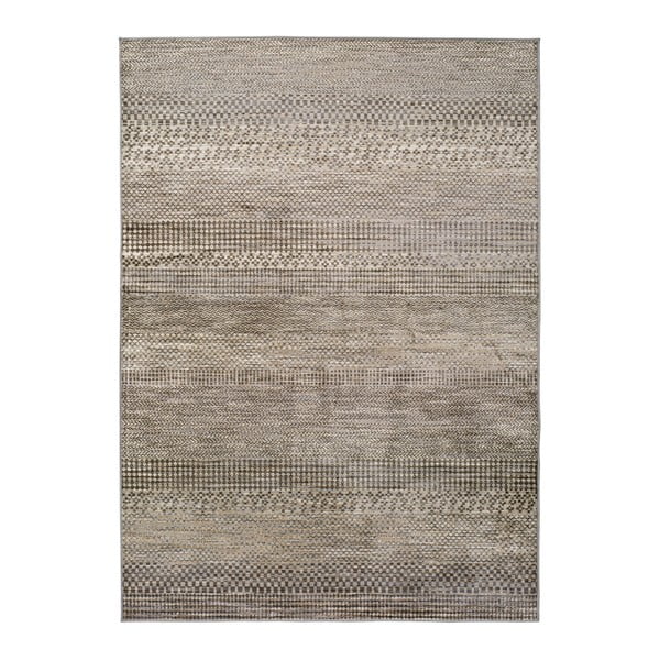 Šedý koberec z viskózy Universal Belga Beigriss, 140 x 200 cm