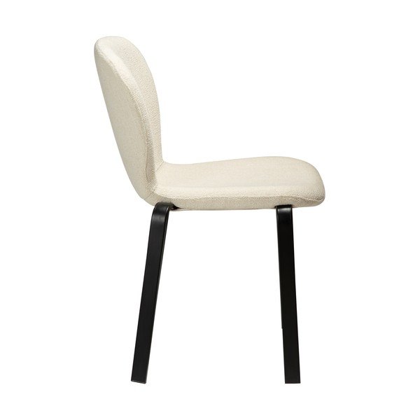 Krémová čalouněná jídelní židle Heap – DAN-FORM Denmark-image-2