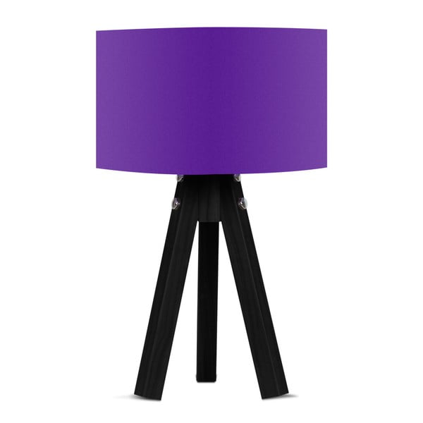 Stolní lampa s fialovým stínítkem Kate Louise Blackie