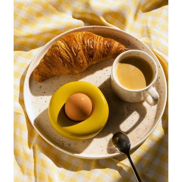 Béžový porcelánový talíř ø 25 cm Fika – ONA-image-1