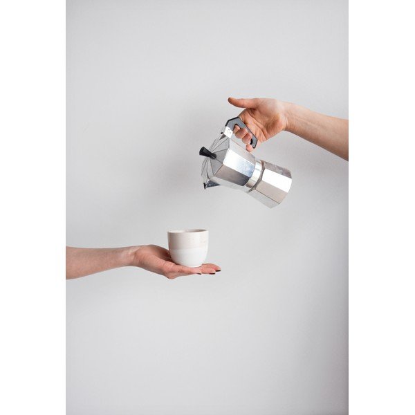 Růžovo-bílý kameninový hrnek ÅOOMI Dust, 200 ml-image-2