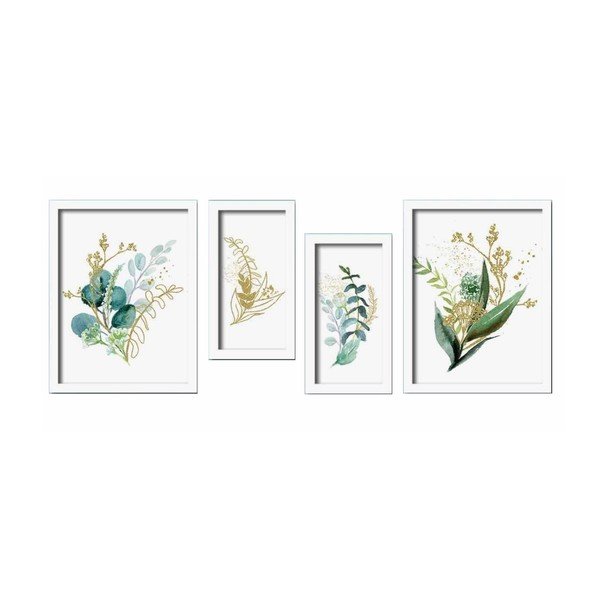 Sada plakátů 4 ks 33x43 cm – Wallity
