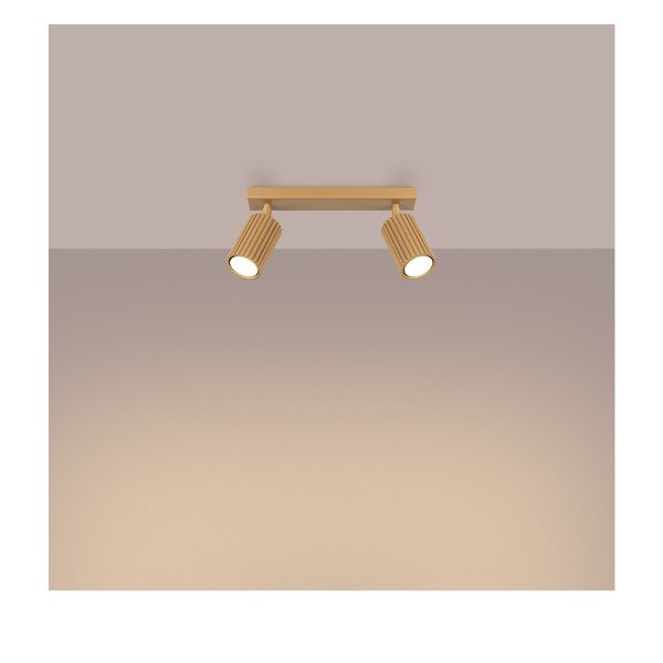 Bodové svítidlo ve zlaté barvě 6,5x30 cm Gleam – Sollux-image-3