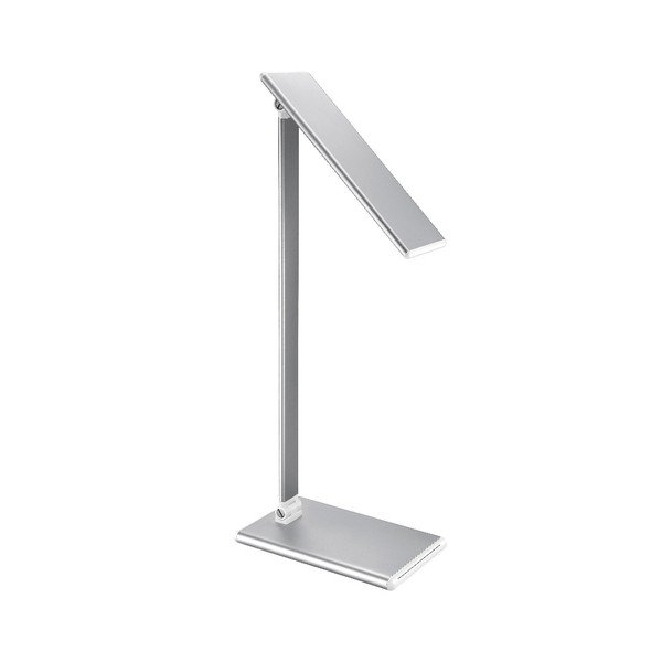 Stolní lampa ve stříbrné barvě s LED světlem SULION Hawking-image-2
