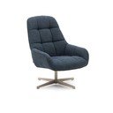 Otočné křeslo šedomodré Jaspe – Kave Home