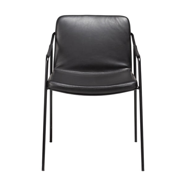 Černá jídelní židle z imitace kůže DAN-FORM Denmark Boto-image-1