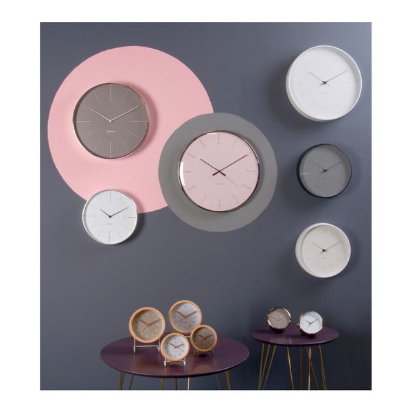 Bílé nástěnné hodiny Karlsson Butterfly, ø 27,5 cm-image-3