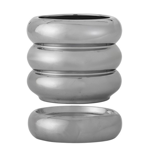Kameninový obal na květináč ø 16 cm Shine – Bloomingville-image-2
