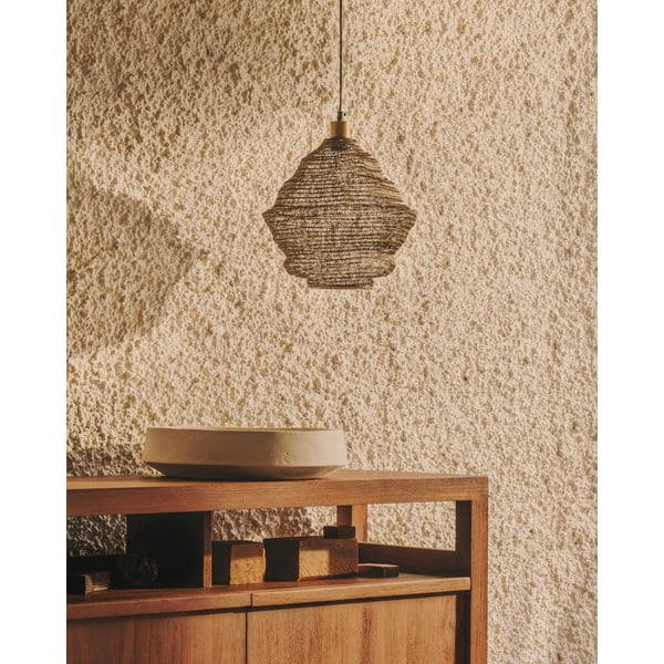 Závěsné svítidlo ve zlaté barvě s kovovým stínidlem ø 30 cm Sarraco – Kave Home-image-1