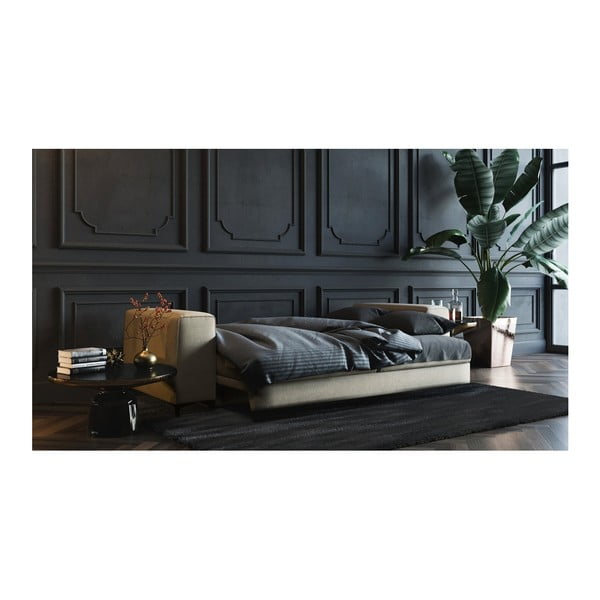 Světle béžová rozkládací pohovka Devichy Rothe, 256 cm-image-3