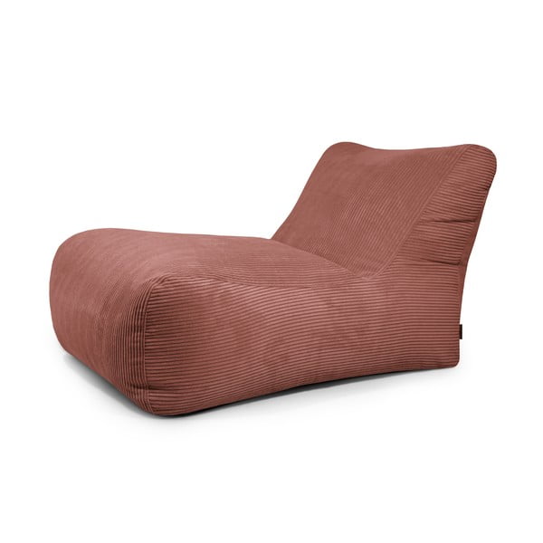 Manšestrový sedací vak v cihlové barvě Lounge 100 – SLOWDOWN