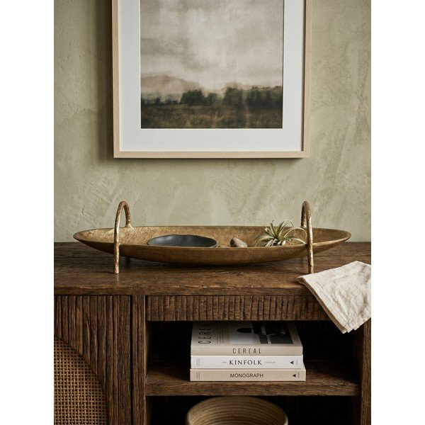 Kovový dekorační tác 12x47,5 cm Sagar – Bizzotto-image-2