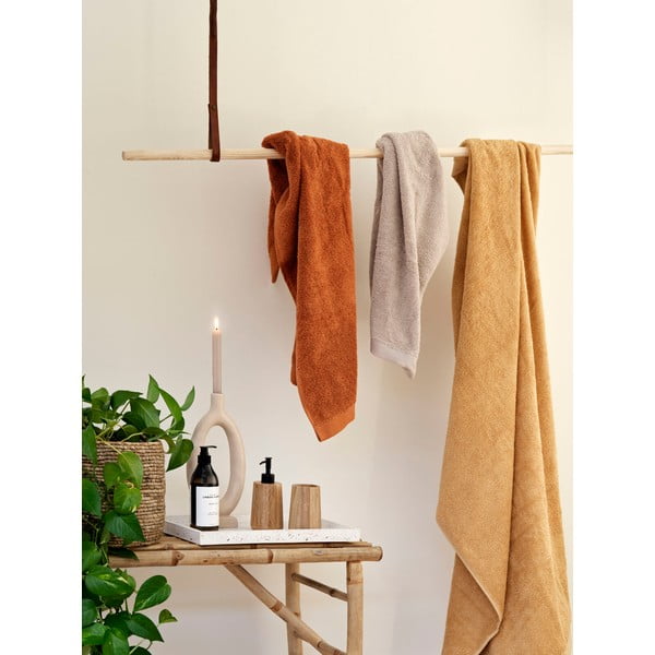 Oranžový ručník z Bio bavlny 140x70 cm Original Organic - Bahne & CO-image-1