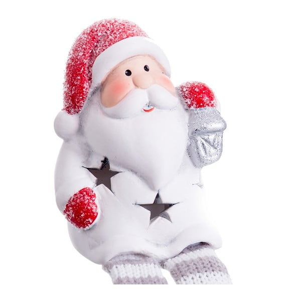 Červeno-bílá světelná dekorace s vánočním motivem Santa Claus – Casa Selección-image-1