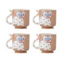 Světle hnědé hrnky v sadě 4 ks Missy – Bloomingville