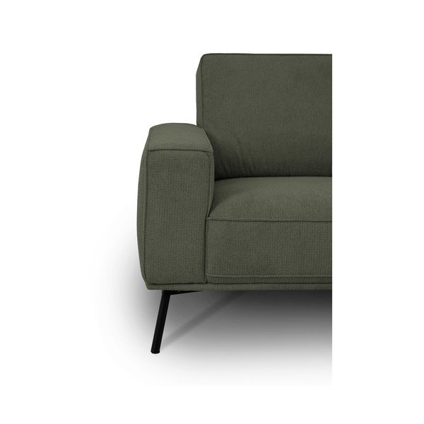 Tmavě zelená žinylková rohová pohovka (pravý roh/do L) Amsterdam – Scandic-image-4