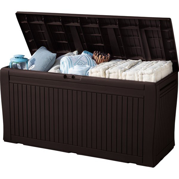 Hnědý zahradní úložný box Comfy – Keter-image-2