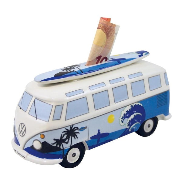  Kasička na peníze VW Samba, modrá