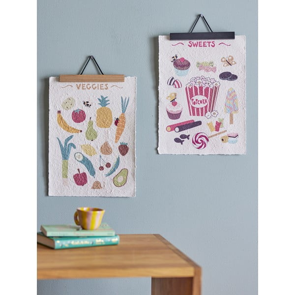 Dětské obrázky v sadě 2 ks 26x35 cm Papio – Bloomingville Mini-image-2