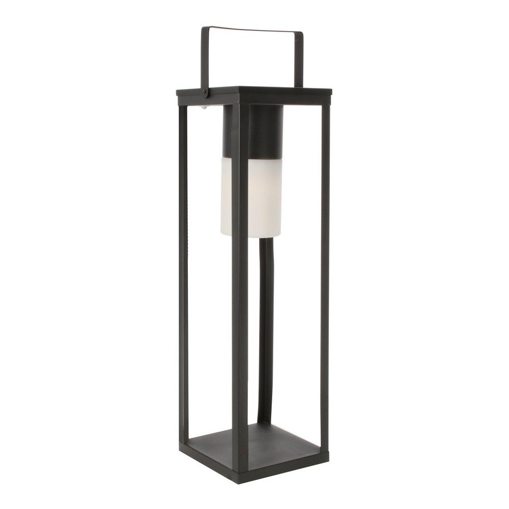 Černá solární/na USB LED lucerna (výška 75 cm) Solar – Bizzotto