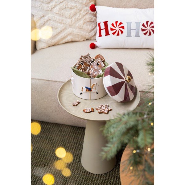 Sametový dekorační polštář s vánočním motivem 60x30 cm Ho Ho Ho – Catherine Lansfield-image-4