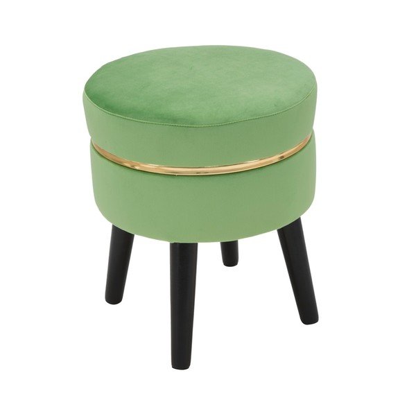 Zelená polstrovaná stolička Mauro Ferretti Paris, ⌀ 35 cm-image-2