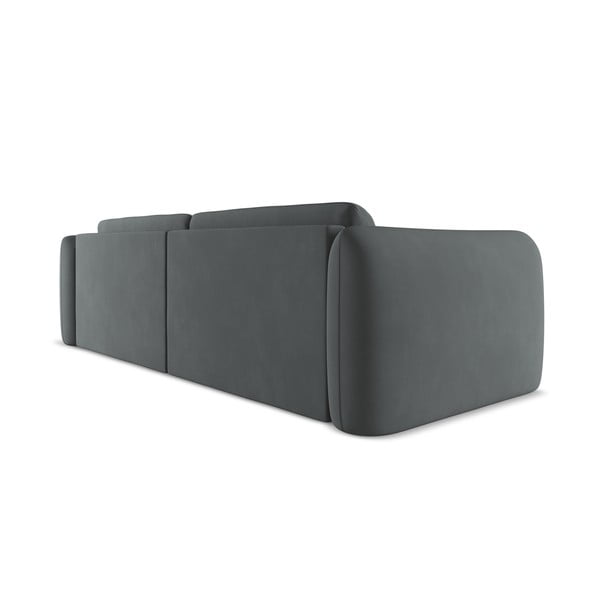 Tmavě šedá pohovka 210 cm Hoku – Makamii-image-4