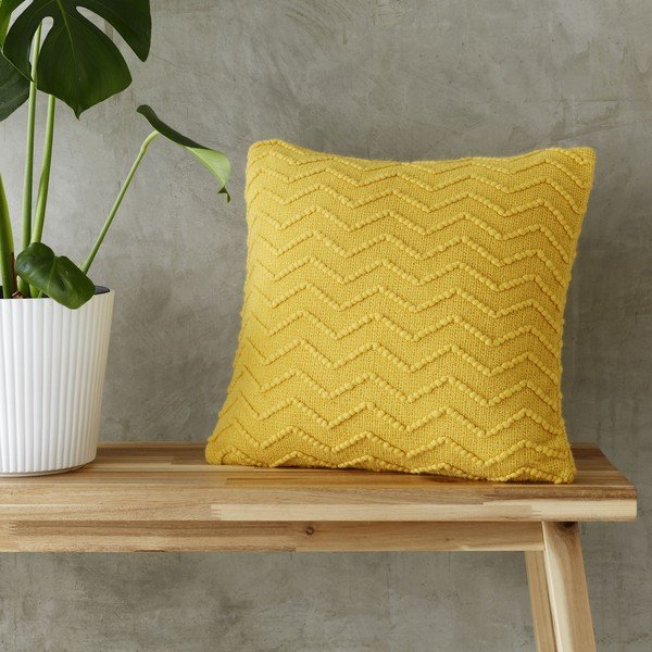 Dekorativní polštář 43x43 cm Chevron - Catherine Lansfield-image-1