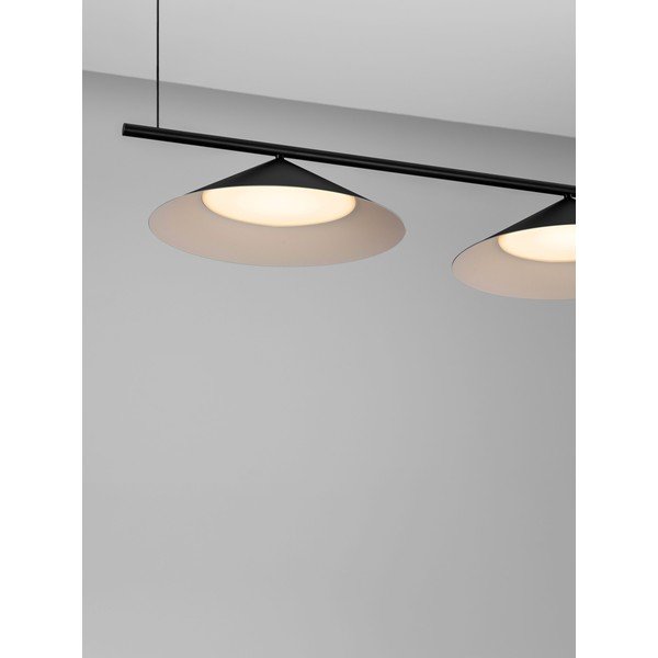 Matně černé hliníkové LED závěsné svítidlo Lui – Nova Luce-image-2