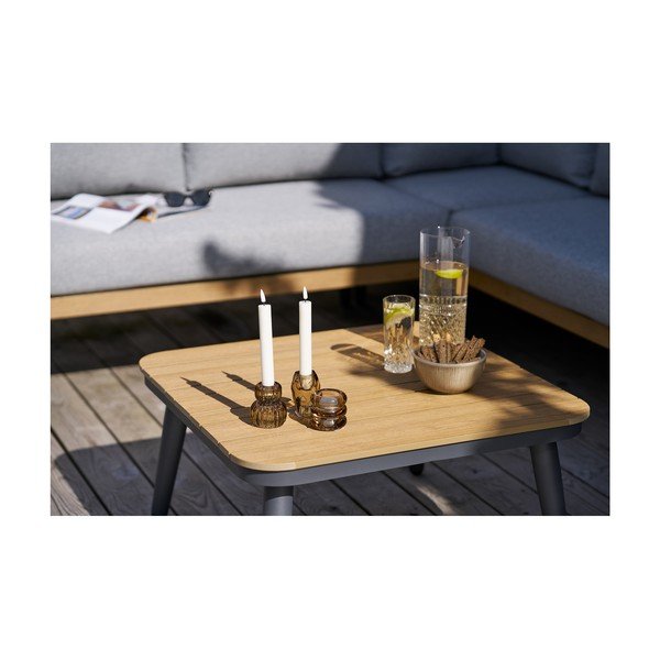 Šedý čalouněný zahradní lounge set pro 4 Comillas – House Nordic-image-3