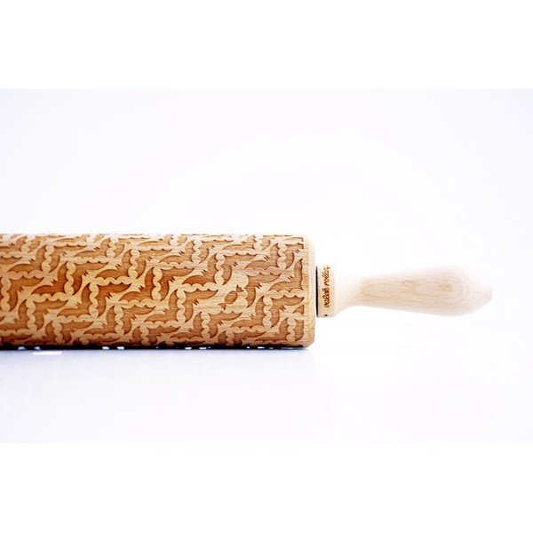 Dřevěný embosovaný váleček na těsto Valek Bats-image-1