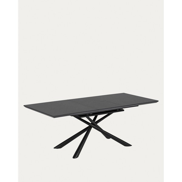 Rozkládací jídelní stůl s přídavnou deskou s keramickou deskou 90x160 cm Theone – Kave Home-image-4
