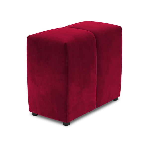 Červená sametová opěrka k modulární pohovce Rome Velvet - Cosmopolitan Design