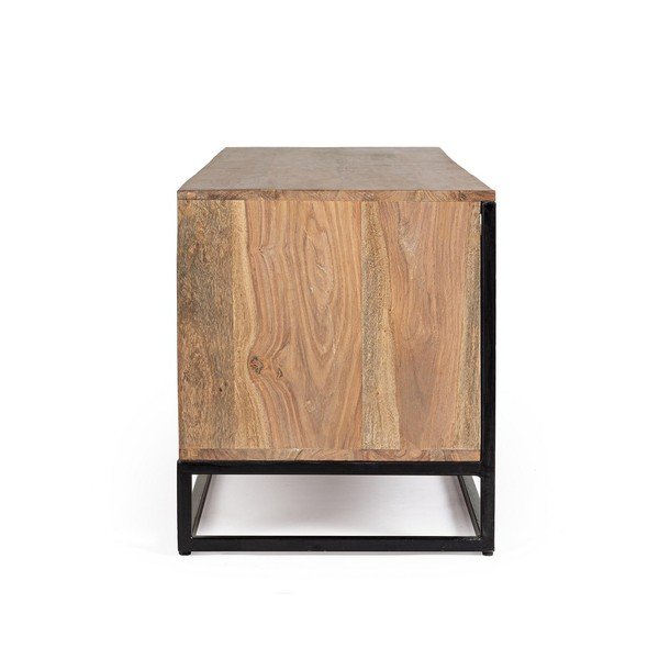 TV stolek z masivu sheesham v přírodní barvě 175x50x45 cm Nartan – Bizzotto-image-4
