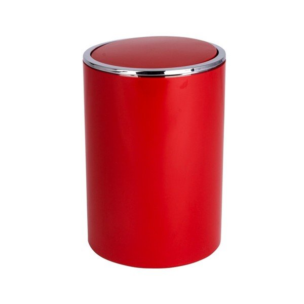 Červený odpadkový koš Wenko Inca Red
