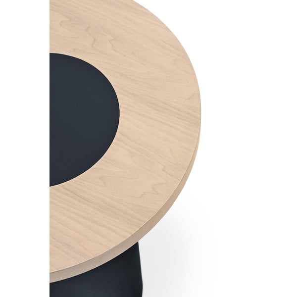 Modrý/v přírodní barvě konferenční stolek v dekoru jasanu 50x120 cm Nori – Teulat-image-4