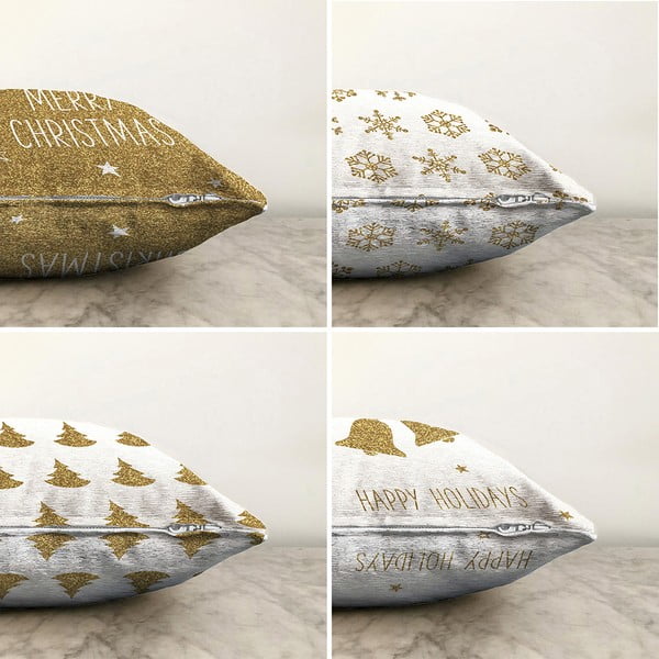 Sada 4 povlaků na polštáře Minimalist Cushion Covers Christmas Vibes, 55 x 55 cm-image-1