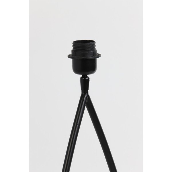 Matně černý kovový podstavec stolní lampy 51 cm Tamsu – Light & Living-image-2