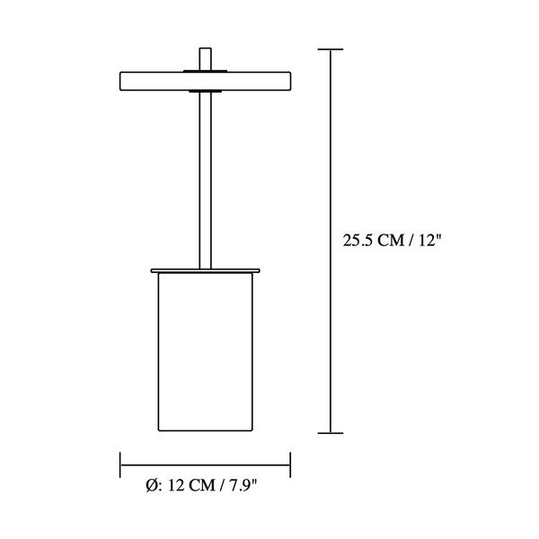 Šedá mramorová LED stmívatelná stolní lampa s kovovým stínidlem (výška 25,5 cm) Asteria Move Mini – UMAGE-image-3