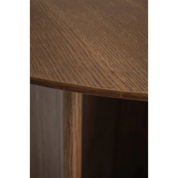 Kulatý jídelní stůl v dekoru dubu ø 120 cm Trillving – Ellos Home-image-3