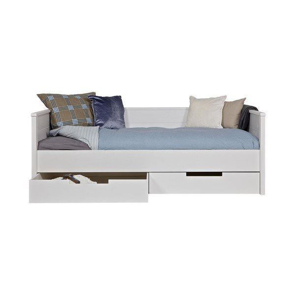Bílá postel/sofa Jade WOOOD 90 x 200 cm-image-3