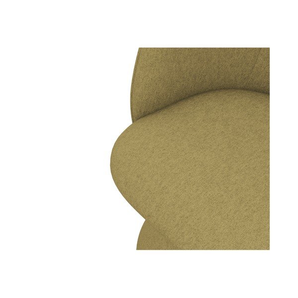 Čalouněné jídelní křeslo v hořčicové barvě Maia – Makamii-image-4