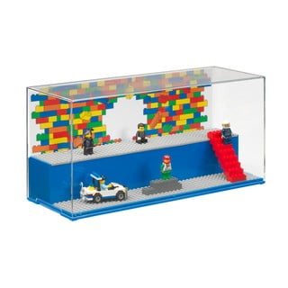 Červený stolový box so zásuvkou LEGO®, 31 x 16 cm