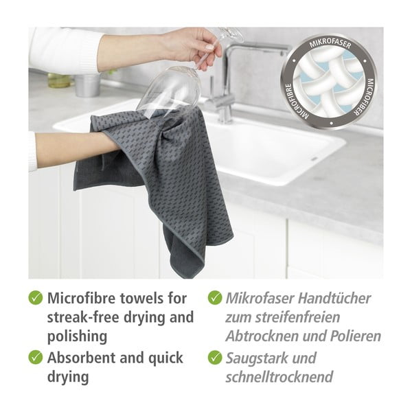 Utěrky z mikrovlákna v sadě 2 ks 40x60 cm Miko – Wenko-image-4