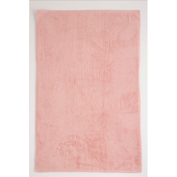 Růžová bavlněná osuška El Delfin Lisa Coral, 70 x 140 cm-image-1