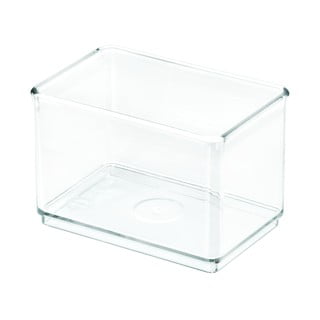 Transparentní úložný box iDesign The Home Edit, 7,9 x 11,9 cm