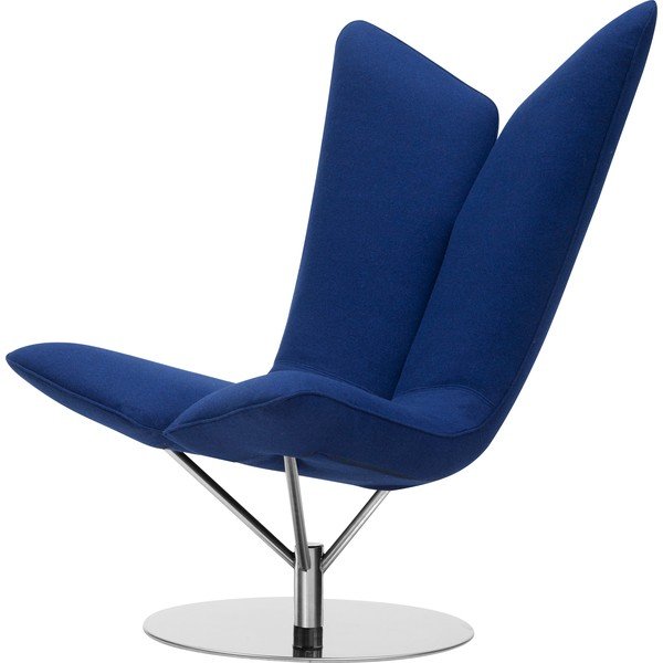 Tmavě modré křeslo Softline Angel Swivel-image-2