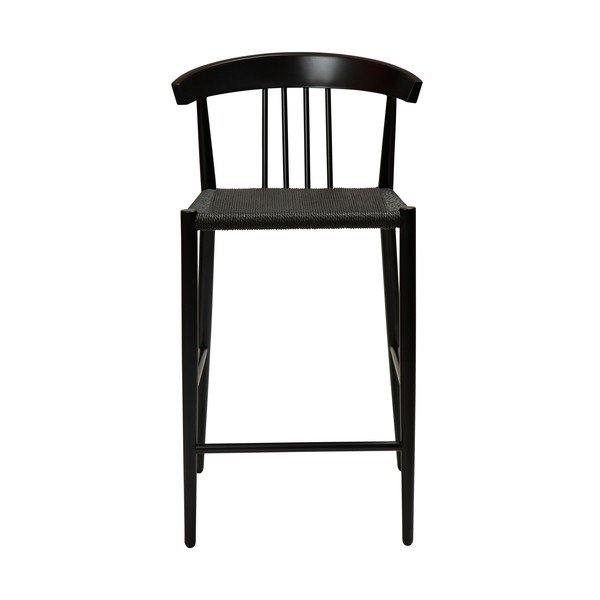 Černá barová židle DAN-FORM Denmark Sava, výška 91,5 cm-image-1